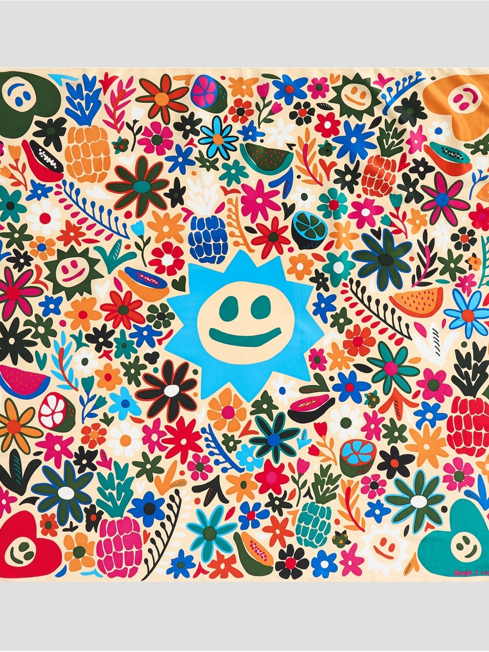 Bimba y lola silk scarf